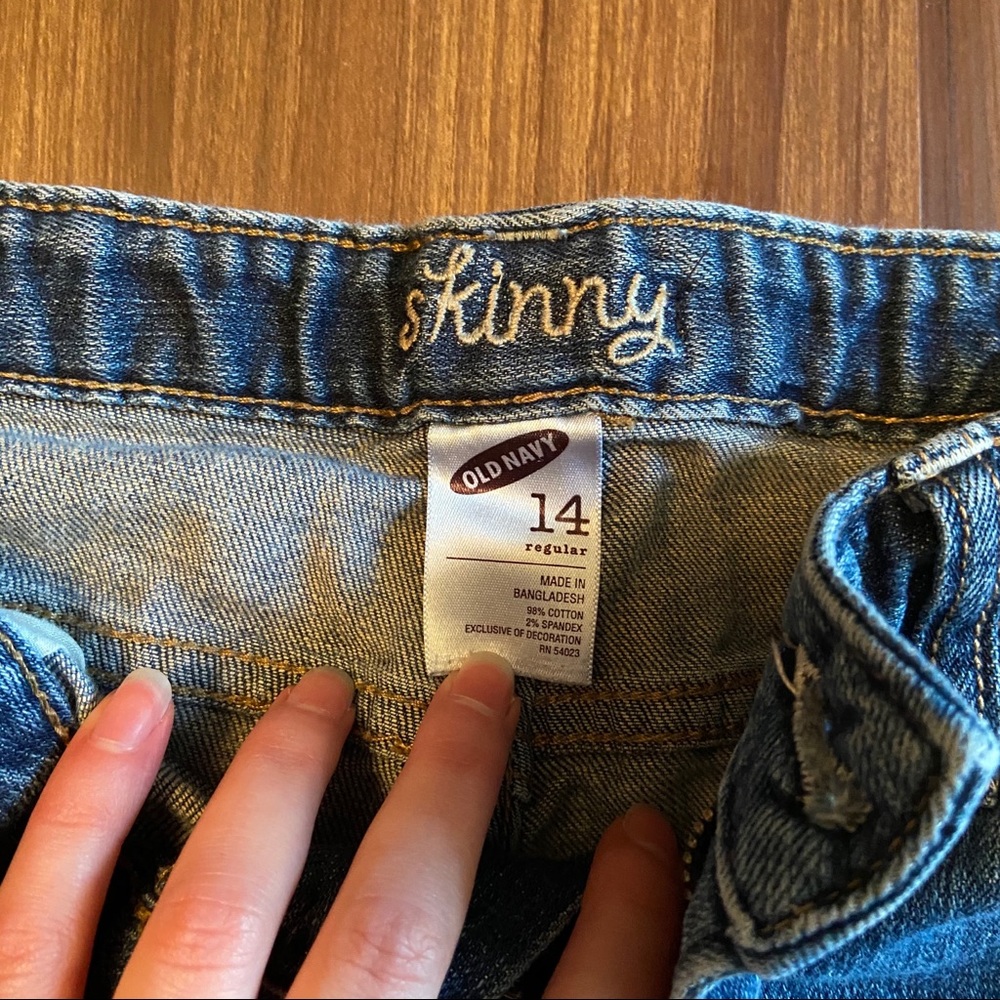 Old Navy | Girls adjustable waist jeans - Picture 2 of 4